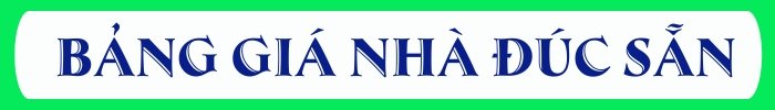 Bảng giá nhà đúc sẵn